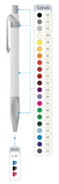 Alfa 007 toll színek
